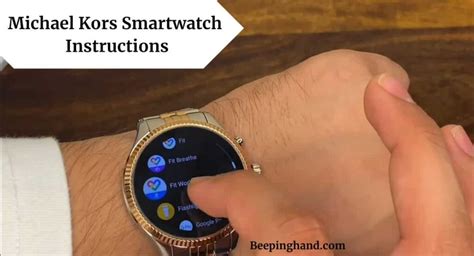 app for michael kors smartwatch|michael kors smart watch instructions.